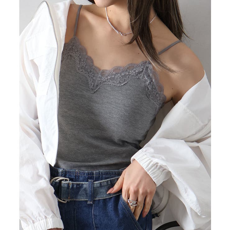 カップ付レースキャミソール | SpRay | 詳細画像12 