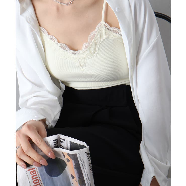 カップ付レースキャミソール | SpRay | 詳細画像18 