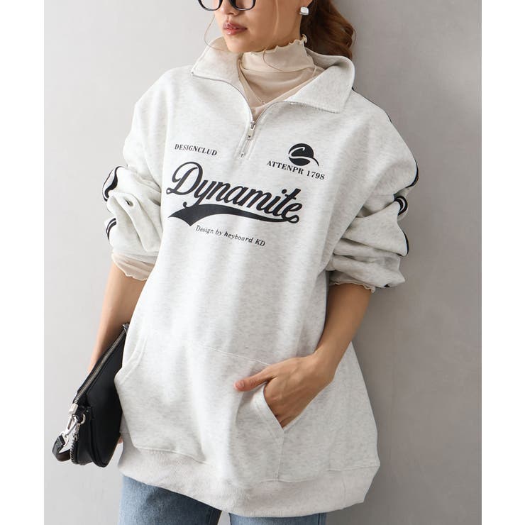 袖ラインロゴハーフZIP | SpRay | 詳細画像9 