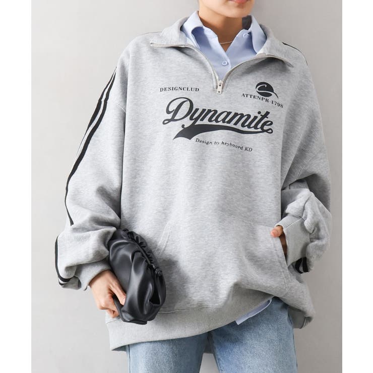 袖ラインロゴハーフZIP | SpRay | 詳細画像17 