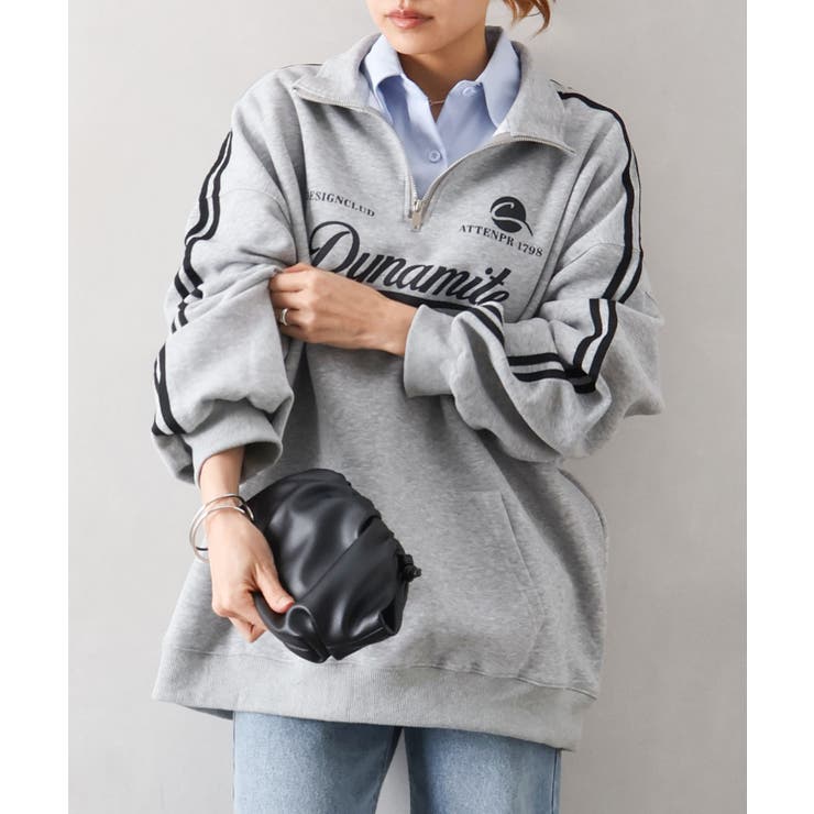 袖ラインロゴハーフZIP | SpRay | 詳細画像18 