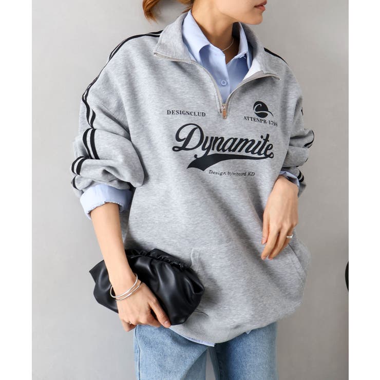 袖ラインロゴハーフZIP | SpRay | 詳細画像19 