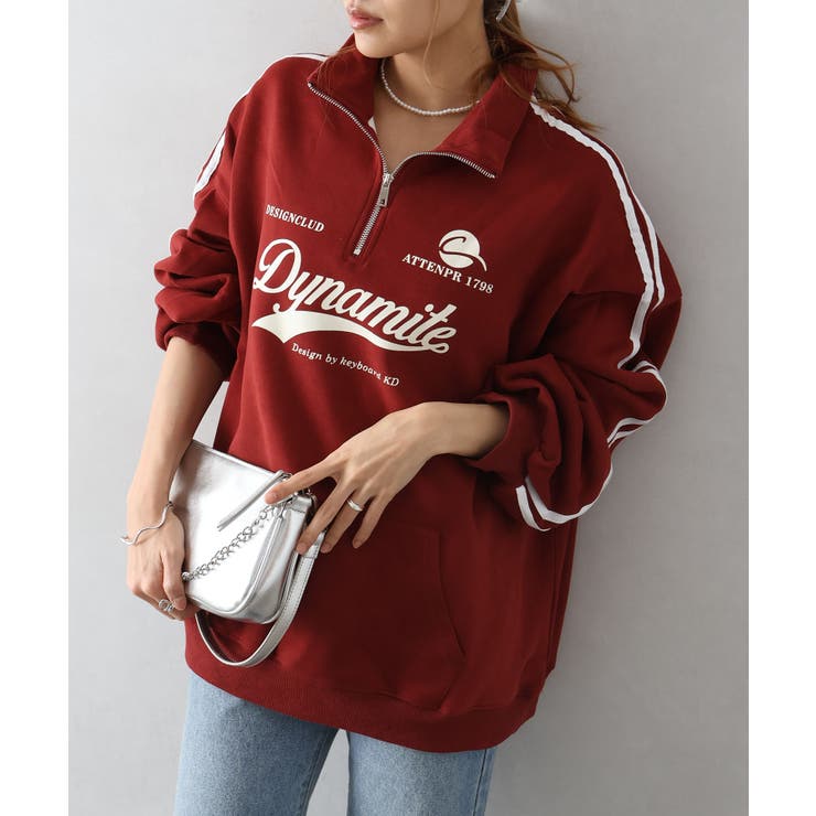 袖ラインロゴハーフZIP | SpRay | 詳細画像24 