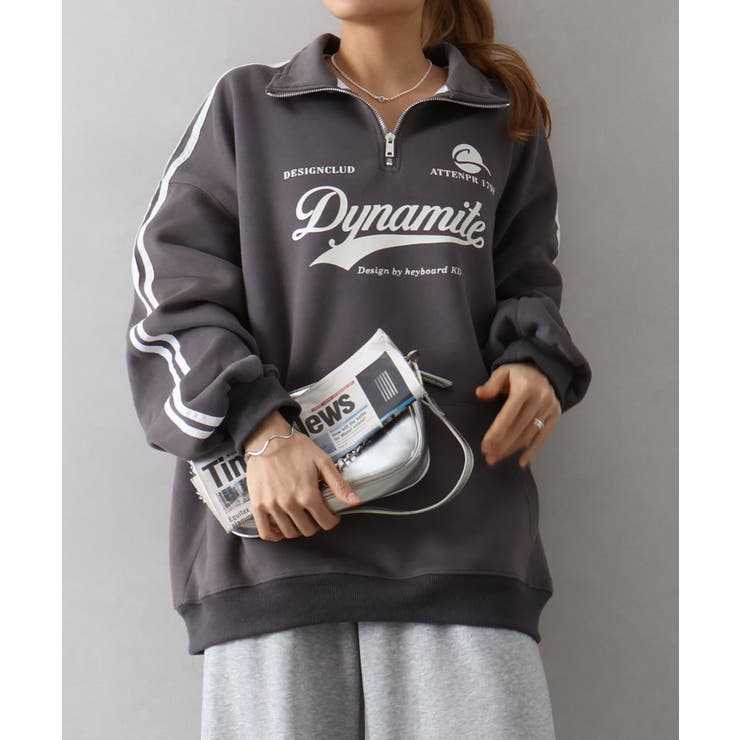 袖ラインロゴハーフZIP | SpRay | 詳細画像26 