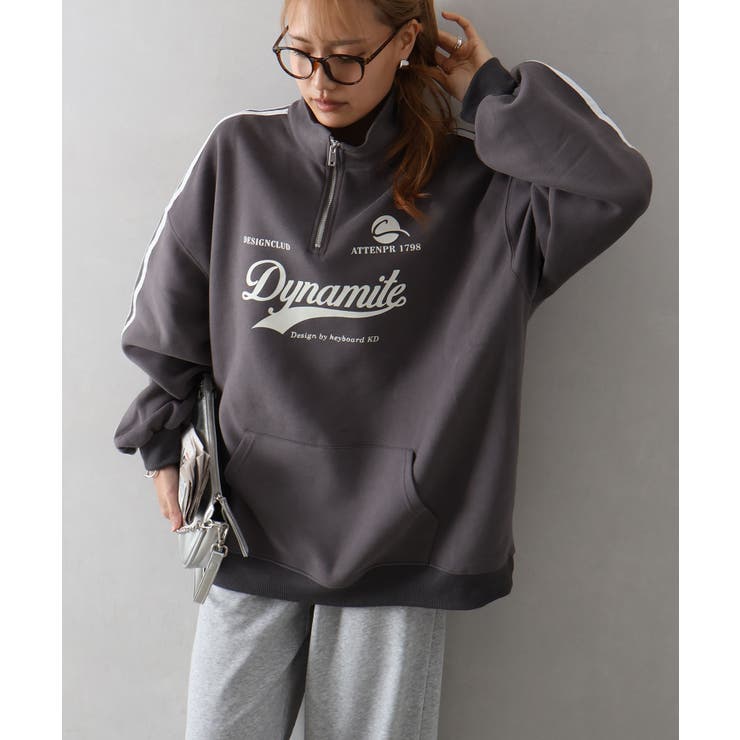 袖ラインロゴハーフZIP | SpRay | 詳細画像30 