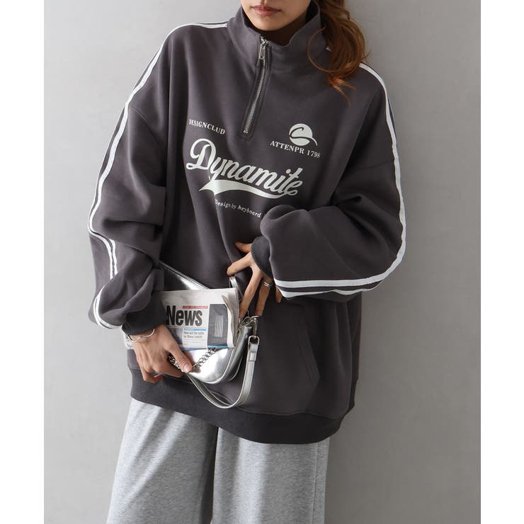 袖ラインロゴハーフZIP | SpRay | 詳細画像32 