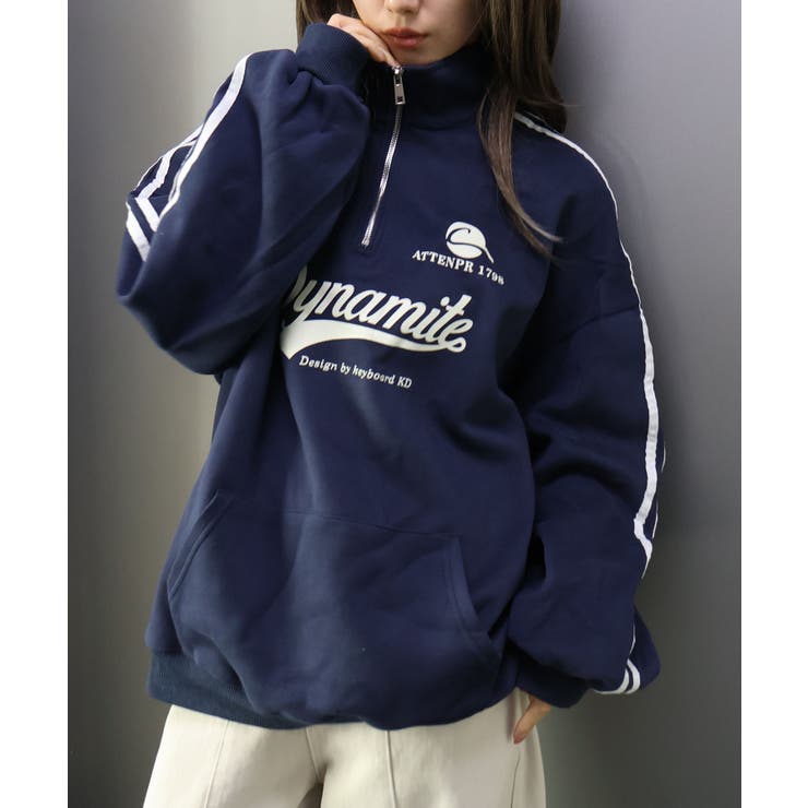 袖ラインロゴハーフZIP | SpRay | 詳細画像34 