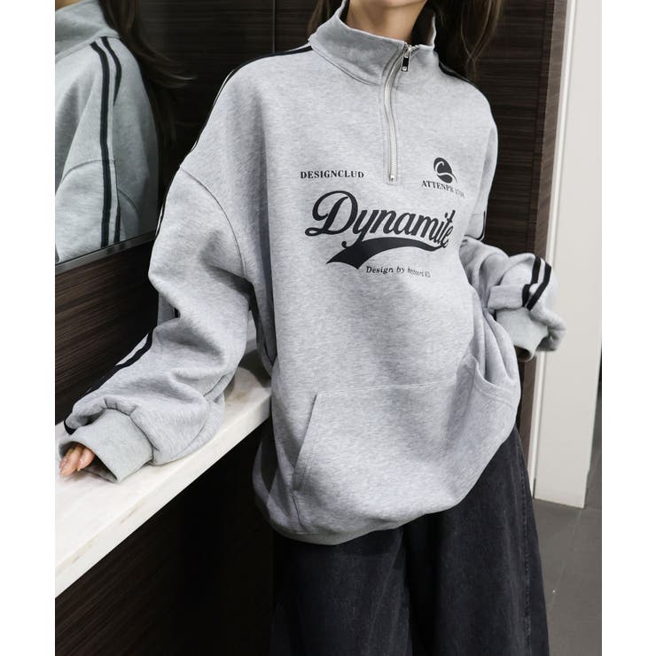 袖ラインロゴハーフZIP | SpRay | 詳細画像39 