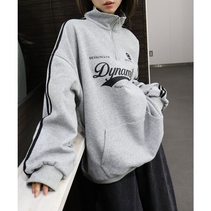 袖ラインロゴハーフZIP | SpRay | 詳細画像40 