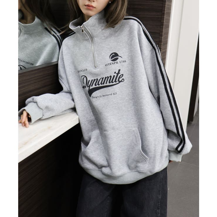 袖ラインロゴハーフZIP | SpRay | 詳細画像44 