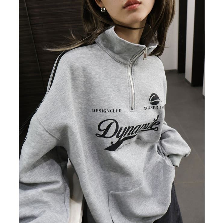 袖ラインロゴハーフZIP | SpRay | 詳細画像45 