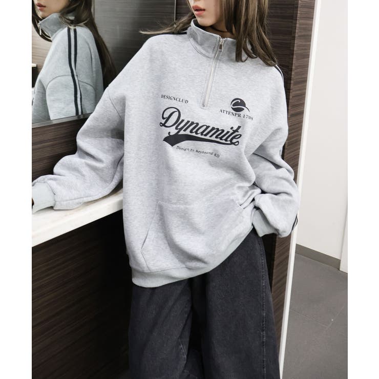 袖ラインロゴハーフZIP | SpRay | 詳細画像46 