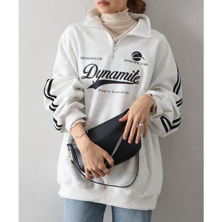 袖ラインロゴハーフZIP | SpRay | 詳細画像7 