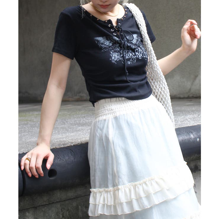 テレコイーグルスタッズTシャツ | SpRay | 詳細画像13 