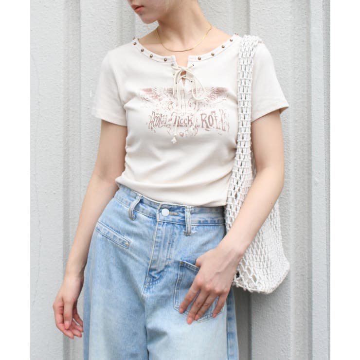 テレコイーグルスタッズTシャツ | SpRay | 詳細画像19 