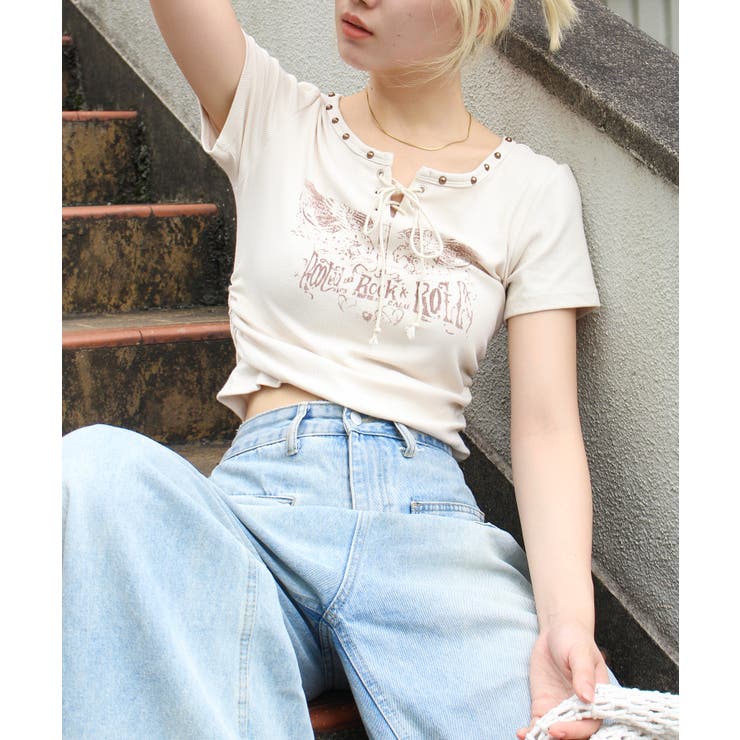 テレコイーグルスタッズTシャツ | SpRay | 詳細画像20 