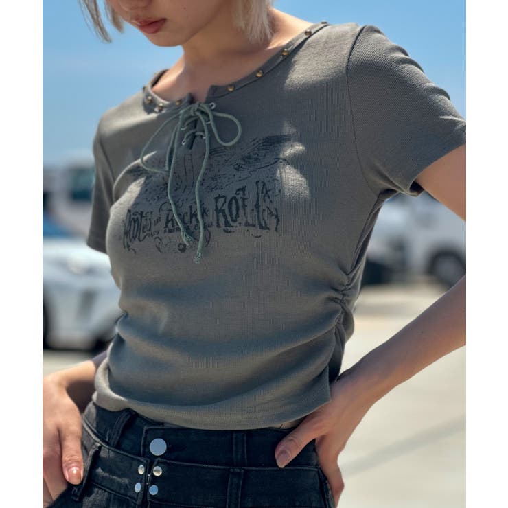 テレコイーグルスタッズTシャツ | SpRay | 詳細画像36 