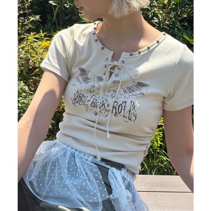 テレコイーグルスタッズTシャツ | SpRay | 詳細画像40 