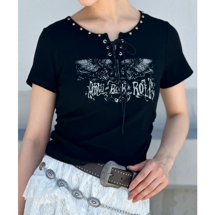 テレコイーグルスタッズTシャツ | SpRay | 詳細画像46 