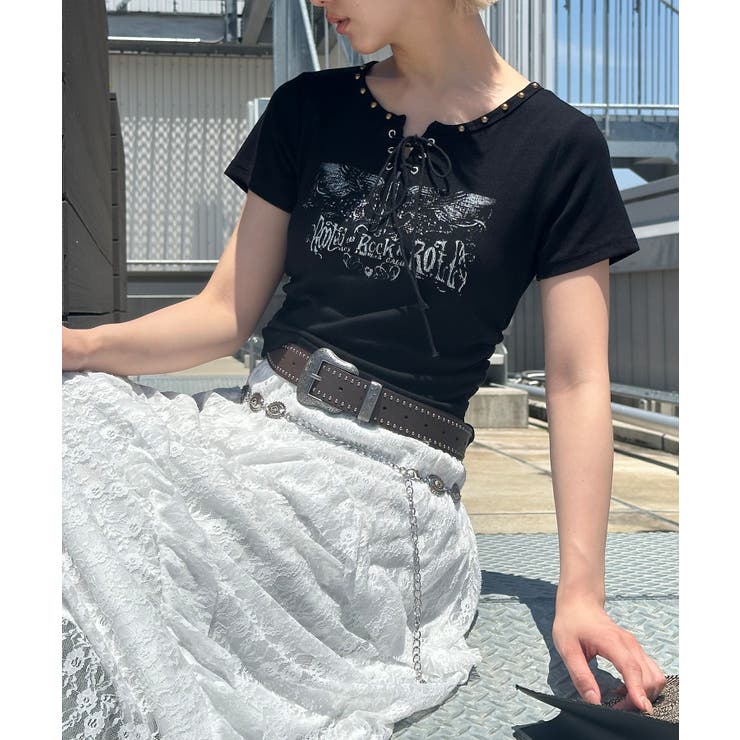 テレコイーグルスタッズTシャツ | SpRay | 詳細画像48 