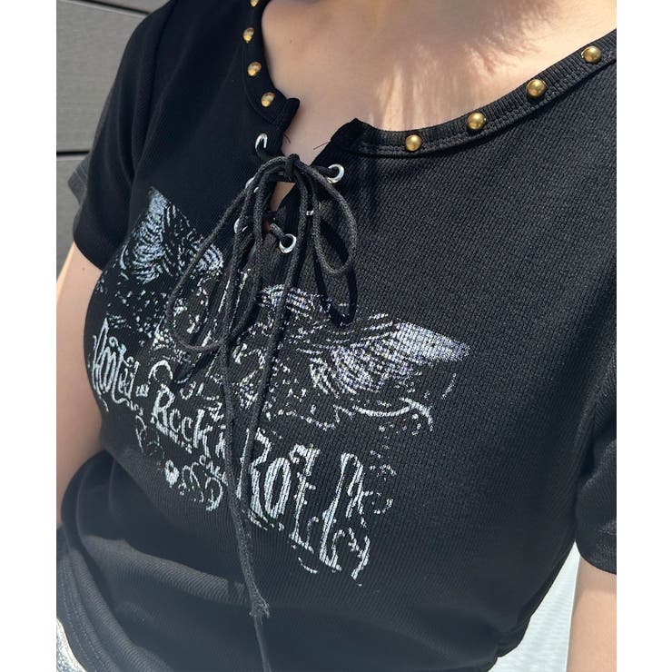 テレコイーグルスタッズTシャツ | SpRay | 詳細画像49 