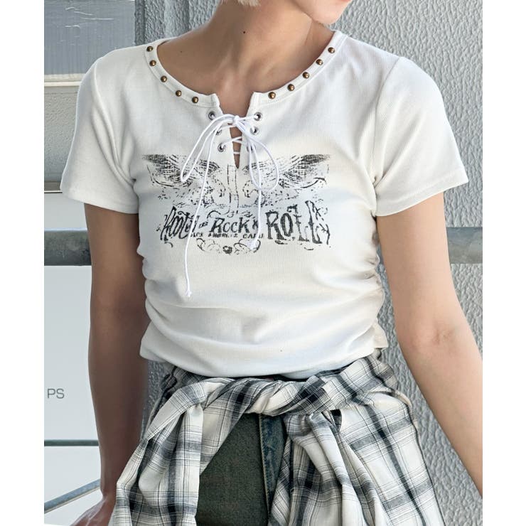 テレコイーグルスタッズTシャツ | SpRay | 詳細画像50 
