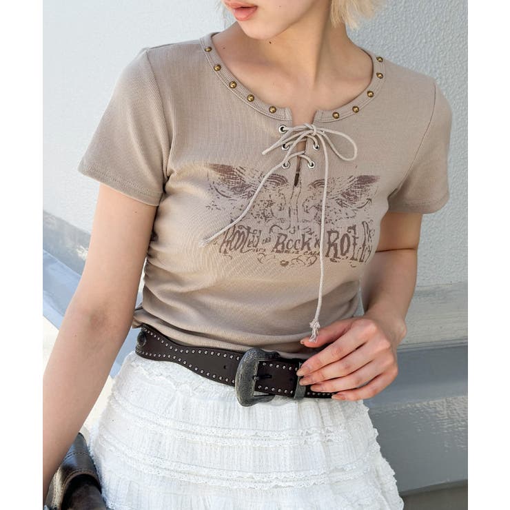 テレコイーグルスタッズTシャツ | SpRay | 詳細画像52 