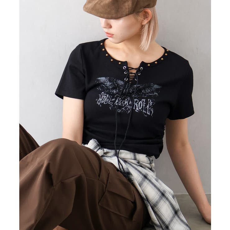 テレコイーグルスタッズTシャツ | SpRay | 詳細画像57 
