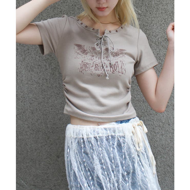 テレコイーグルスタッズTシャツ | SpRay | 詳細画像5 
