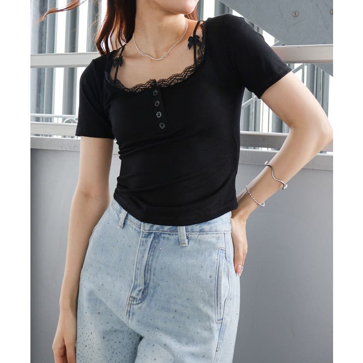 カップレース付 Ｔシャツ | SpRay | 詳細画像4 