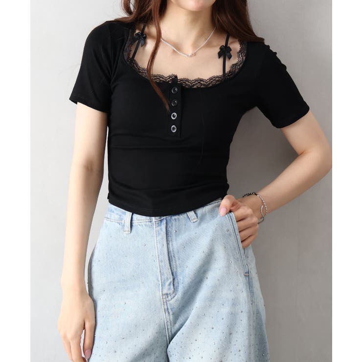 カップレース付 Ｔシャツ | SpRay | 詳細画像5 