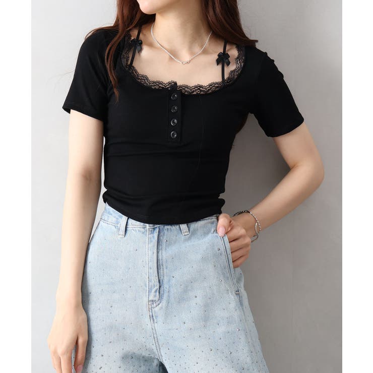 カップレース付 Ｔシャツ | SpRay | 詳細画像6 