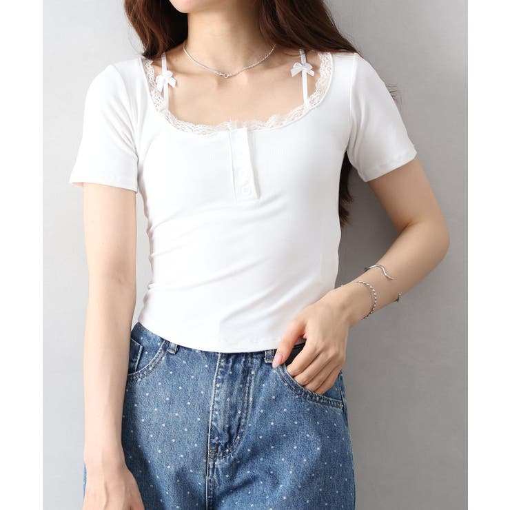 カップレース付 Ｔシャツ | SpRay | 詳細画像7 