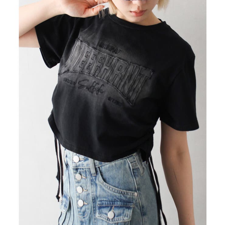 ブラック | ピグメントシャーリング Tシャツ | SpRay