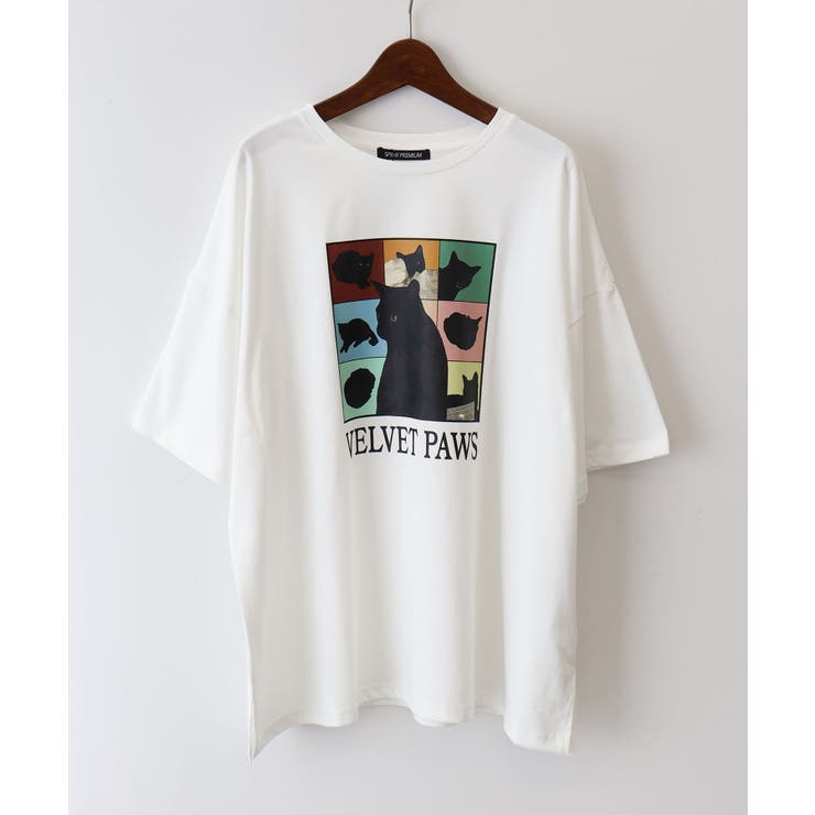 ＣＡＴ プリント Ｔシャツ | SpRay | 詳細画像9 