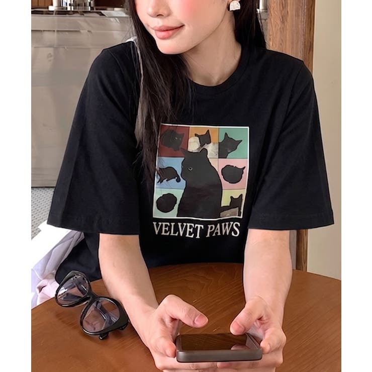 ＣＡＴ プリント Ｔシャツ | SpRay | 詳細画像22 