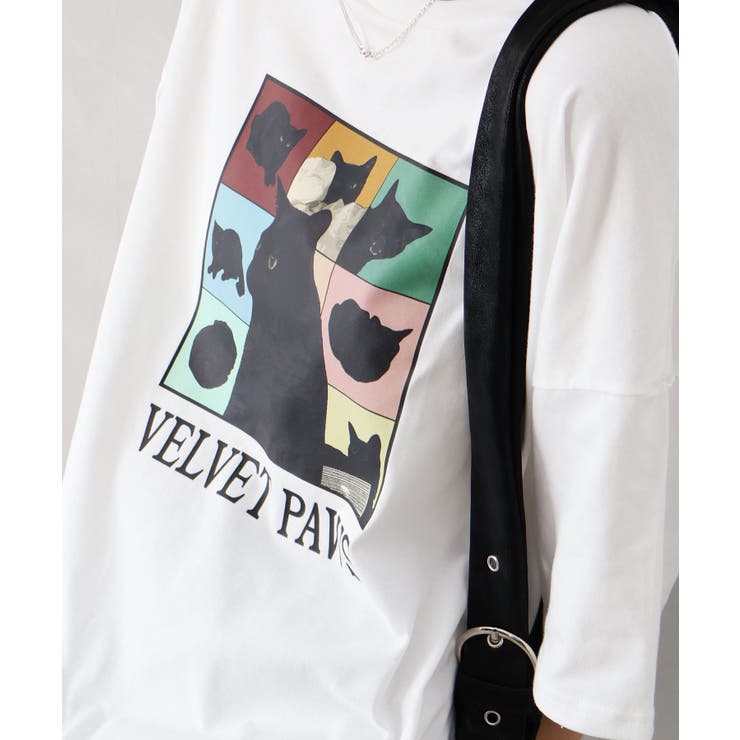 ＣＡＴ プリント Ｔシャツ | SpRay | 詳細画像3 