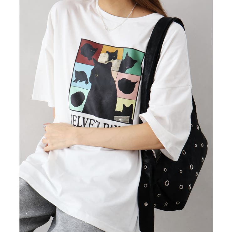 ＣＡＴ プリント Ｔシャツ | SpRay | 詳細画像4 