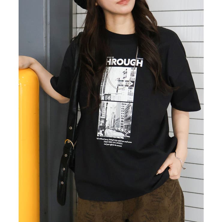ブラック | 汗染み防止フォト Tシャツ | SpRay