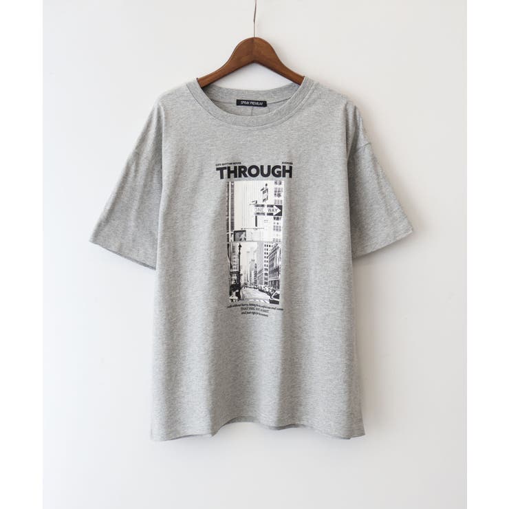 グレー | 汗染み防止フォト Tシャツ | SpRay