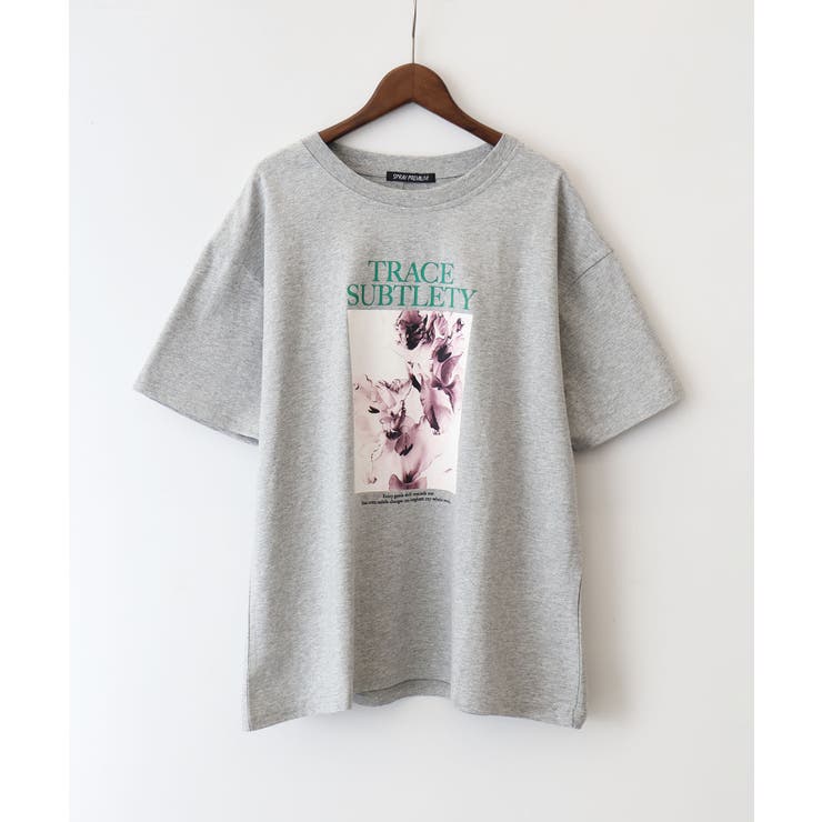 汗染み防止花フォト Tシャツ | SpRay | 詳細画像7 