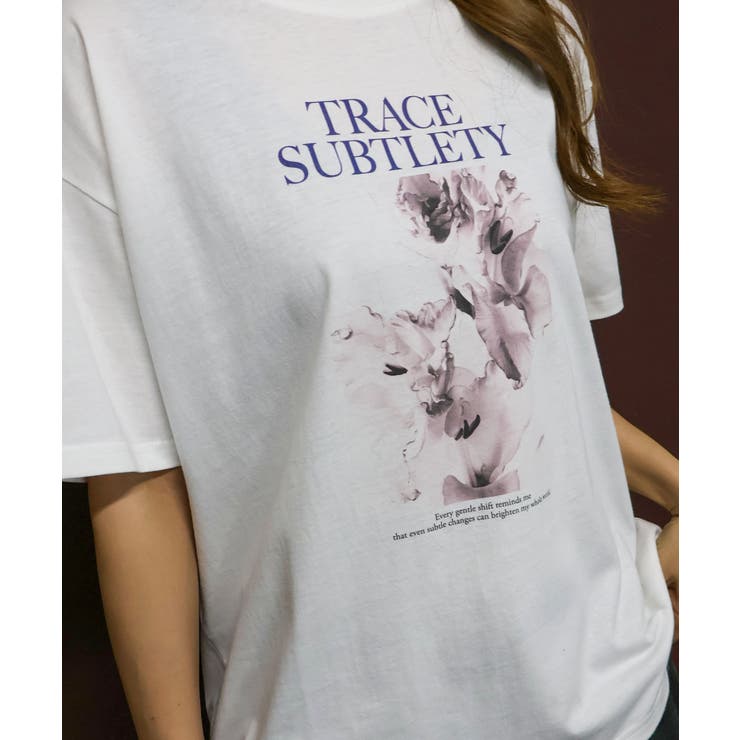 汗染み防止花フォト Tシャツ | SpRay | 詳細画像19 