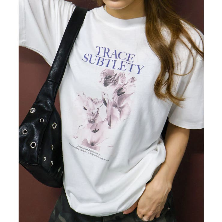 汗染み防止花フォト Tシャツ | SpRay | 詳細画像21 