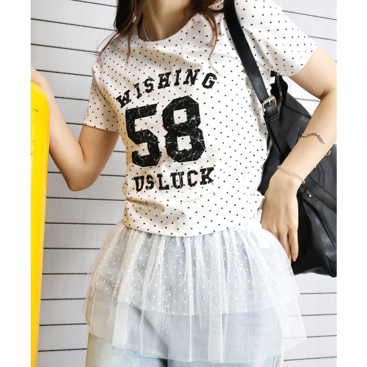 ドットナンバリングショートスリーブTシャツ | SpRay | 詳細画像8 