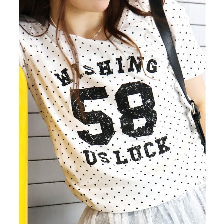 ドットナンバリングショートスリーブTシャツ | SpRay | 詳細画像9 