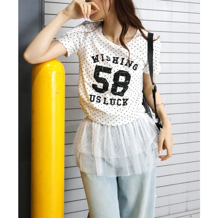 ドットナンバリングショートスリーブTシャツ | SpRay | 詳細画像11 