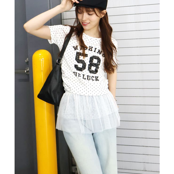 ドットナンバリングショートスリーブTシャツ | SpRay | 詳細画像7 