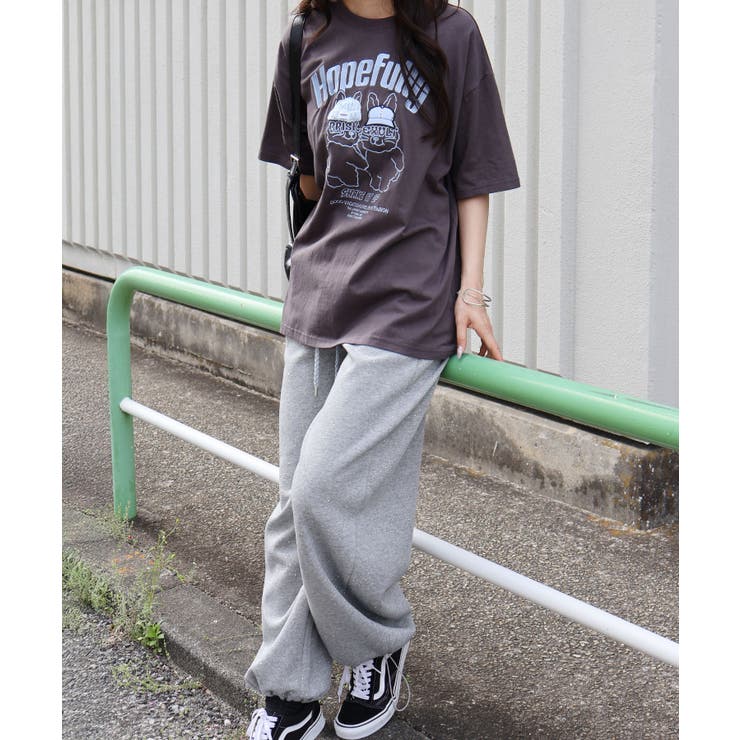 うさぎ刺繍Tシャツ | SpRay | 詳細画像4 