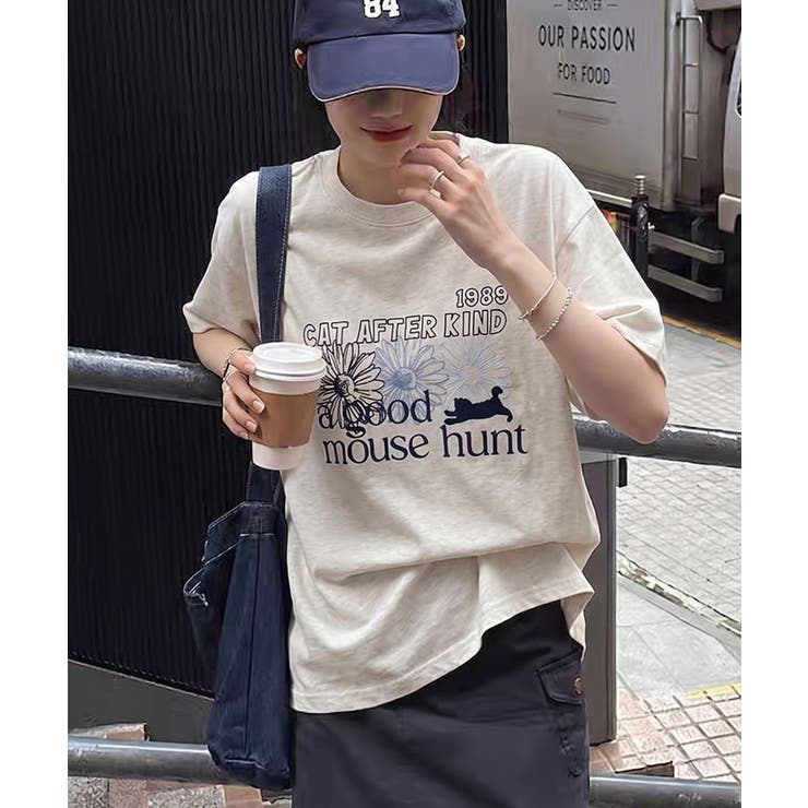 FLOWER×CAT BIG Tシャツ | SpRay | 詳細画像17 