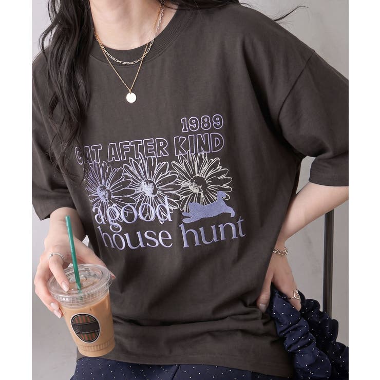 FLOWER×CAT BIG Tシャツ | SpRay | 詳細画像18 